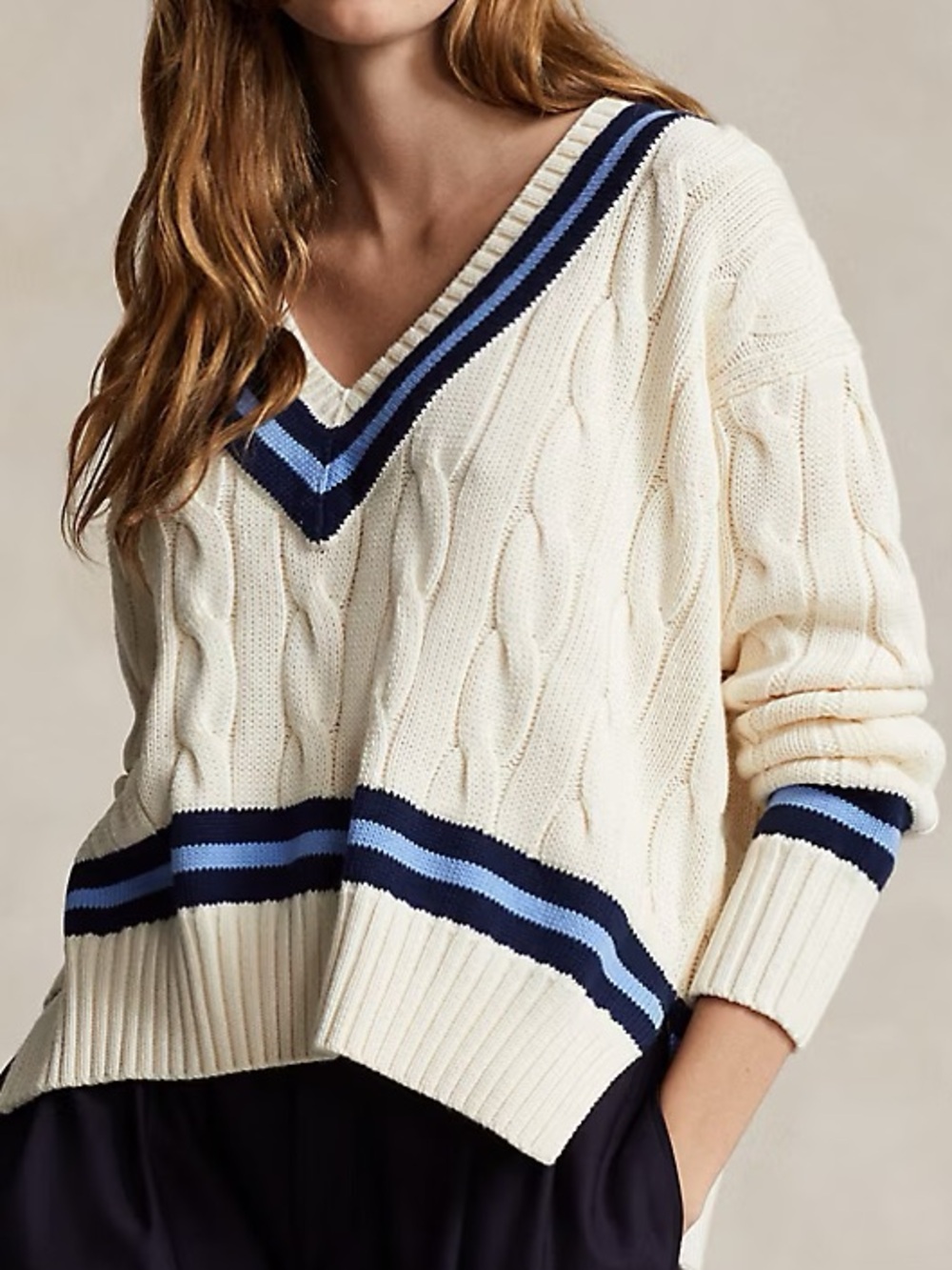 Polo Ralph Lauren The Iconic Cricket Sweater, Size S - Picture 7 of 7